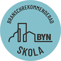 BYN's logotype i turkos färg. Illustration.